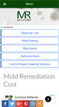 Mobile Screenshot of moldremediationcost.com